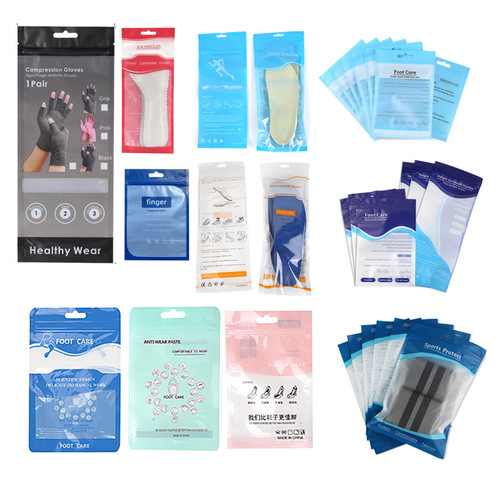 English color neutral composite bag ziplock bag composite zipper bone bag insole packaging bag can be customized