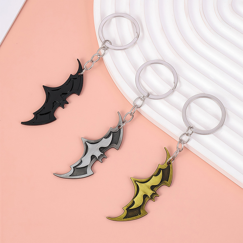 Batman keychain, European and American movie series pendant, AliExpress supply, foreign trade hot seller, direct factory wholesale Batman keychain, European and American movie series pendant, AliExpress supply, foreign trade hot seller, direct factory wholesale