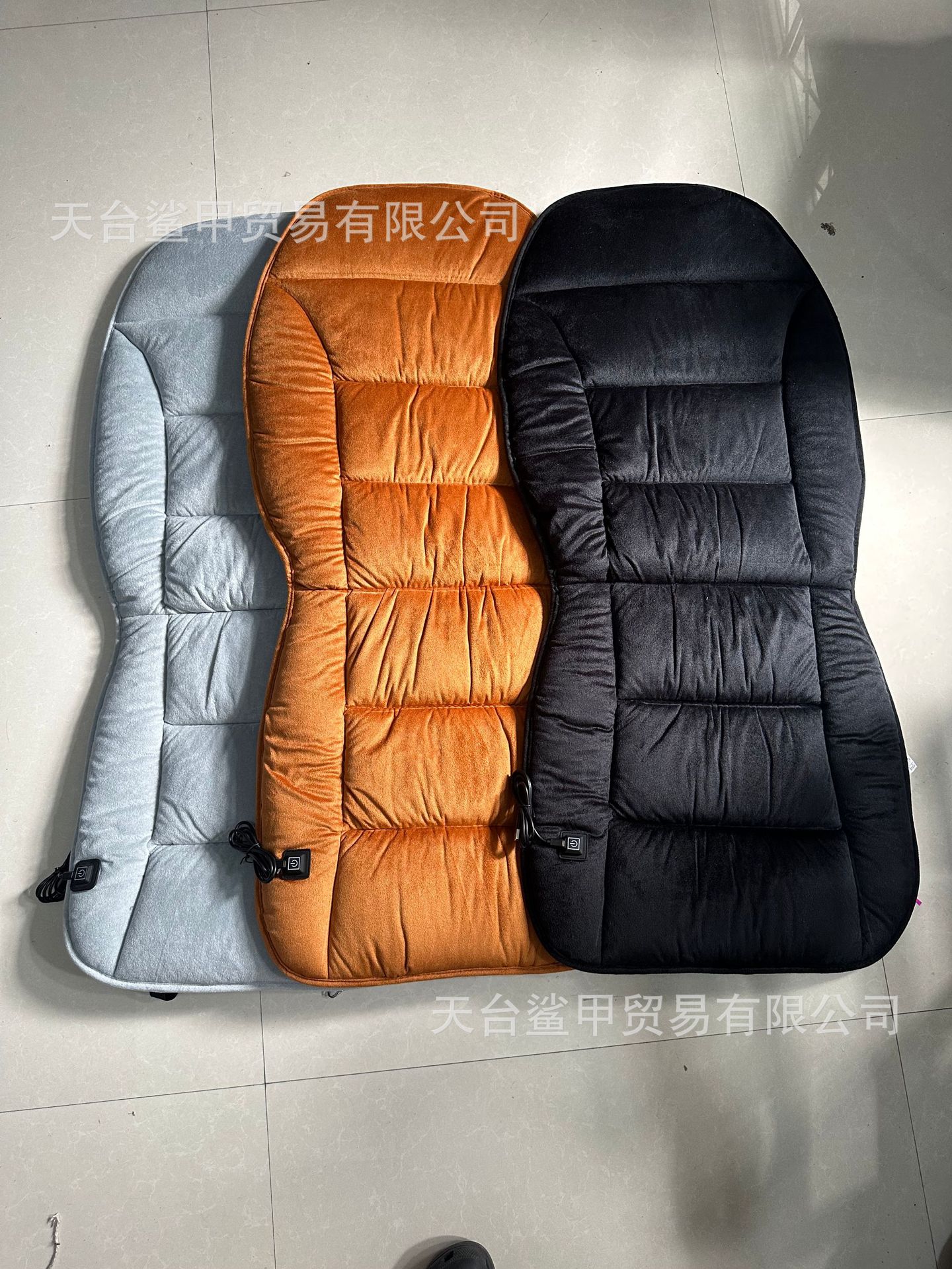 Graphene Car Heated Seat Cushion USB Interface Winter Plush Seat Cushion Car Universal Warm Electric Heating Single Piece
