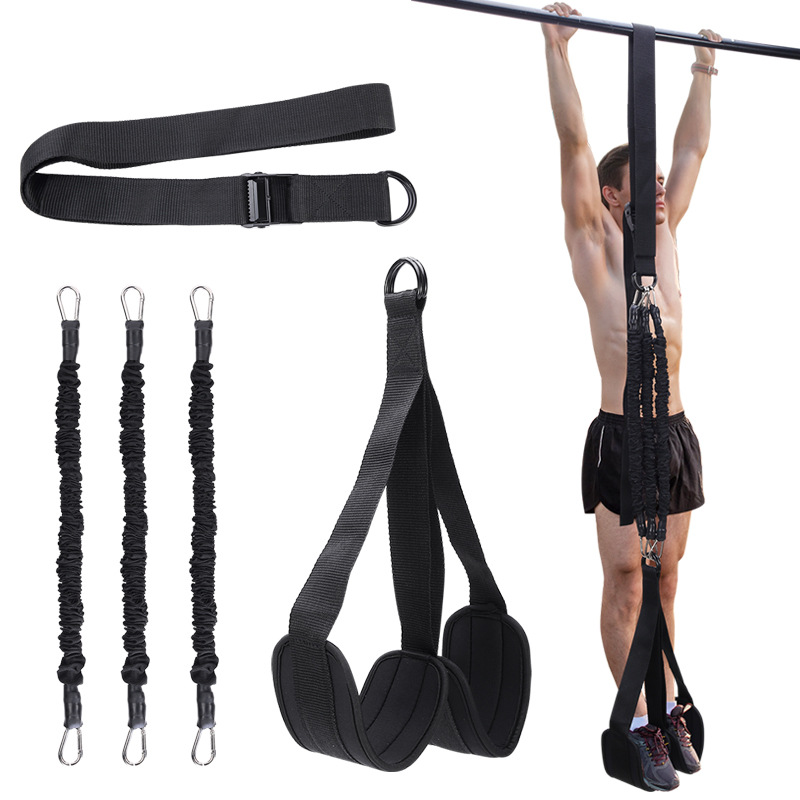 Pull-up booster with auxiliary training device elastic rope pull horizontal bar fitness home male high school entrance examination equipment