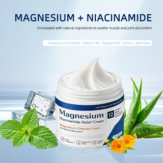 定制镁烟酰胺冰爽舒缓霜 氯化镁冷冻霜magnesium freeze镁乳霜OEM