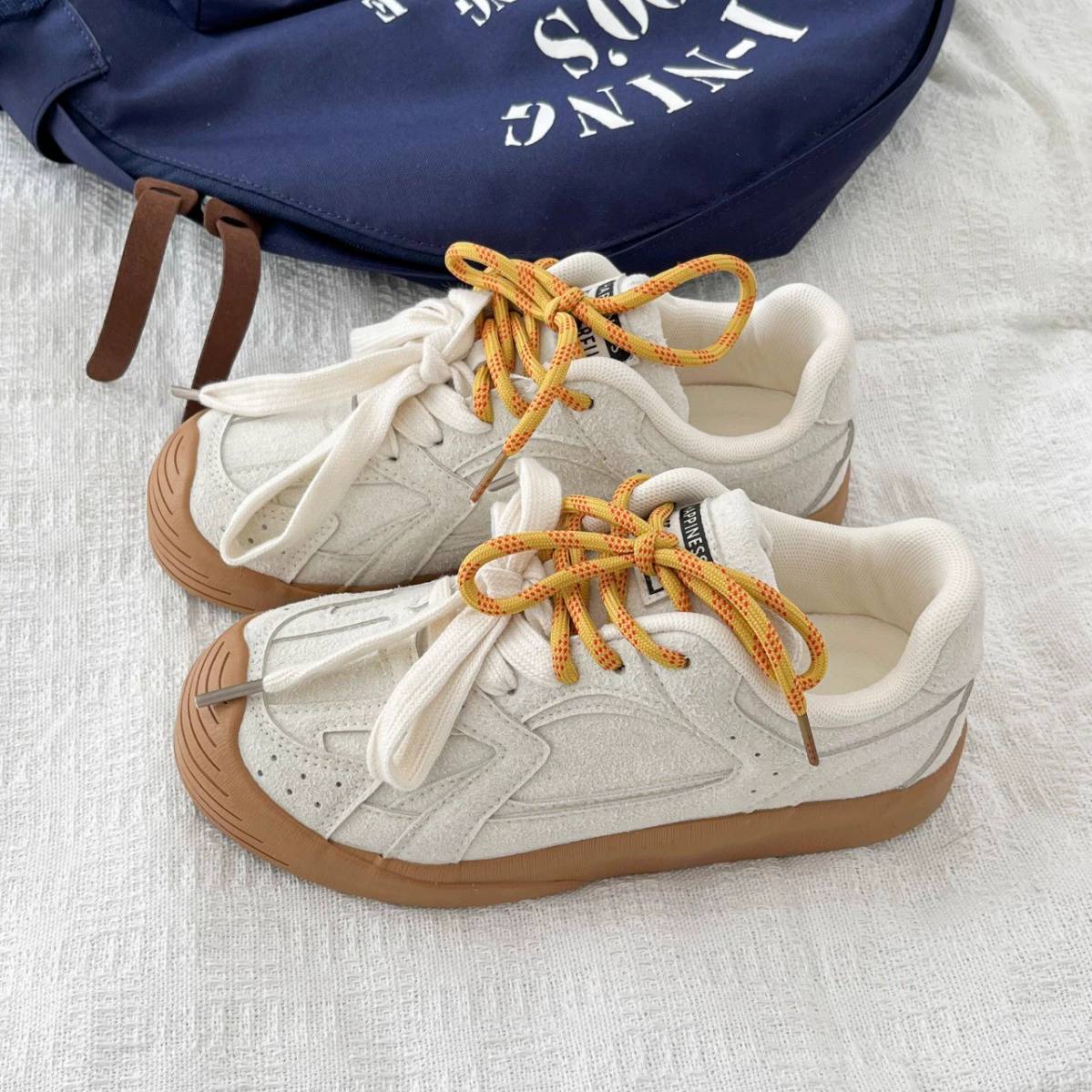 Мятная зеленая немецкая обувь женская весна 2024 новый ретро допамин дикие белые туфли нишевые повседневные кроссовки