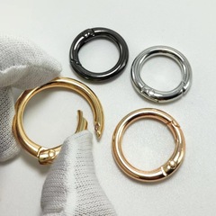 メーカー直販の開口スプリングリングのスプリングは亜鉛合金のキーホルダーを掛けます。