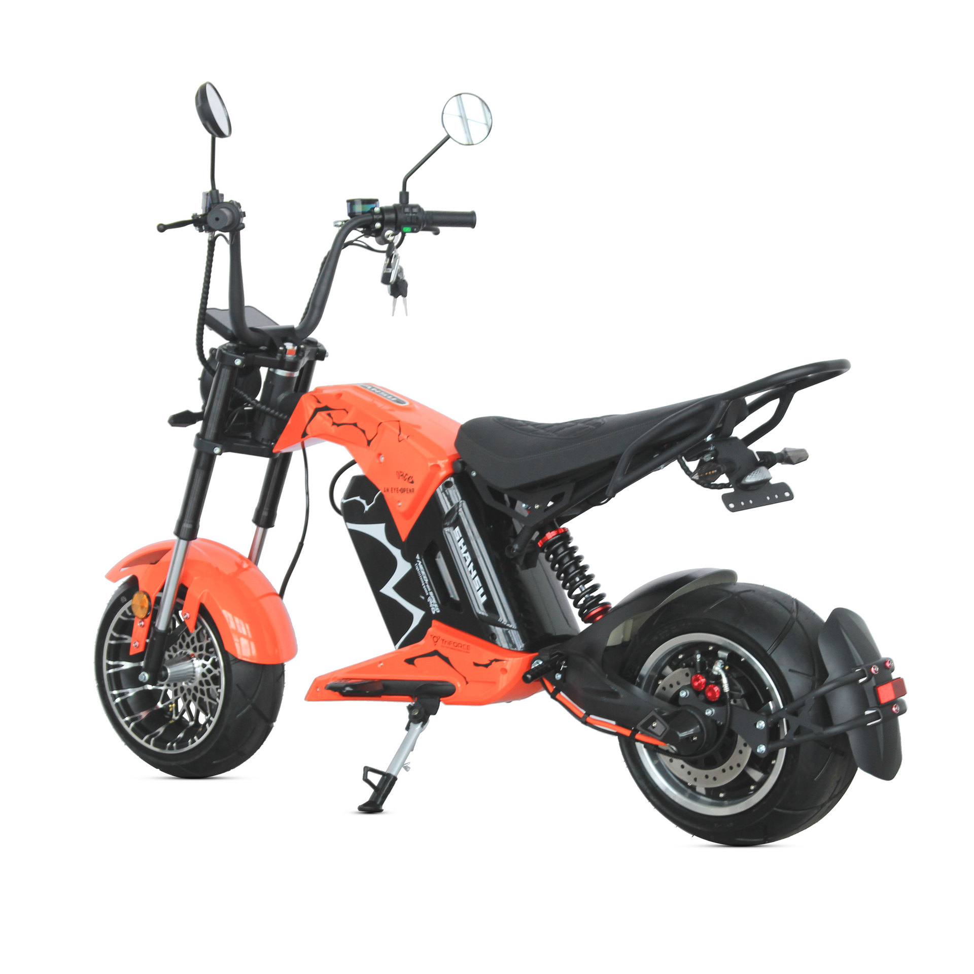 Eec Dot Adult Scooter Two-Wheeled Motorcycle Harley Electric Vehicle Hm-8 Cross-Border Overseas Warehouse Direct Delivery