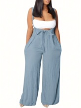 C 69420 Women's Solid Color Jumpsuit ��������� ŷ���羳��