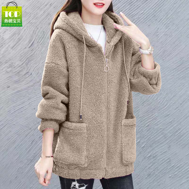 Velvet warm sweatshirt
