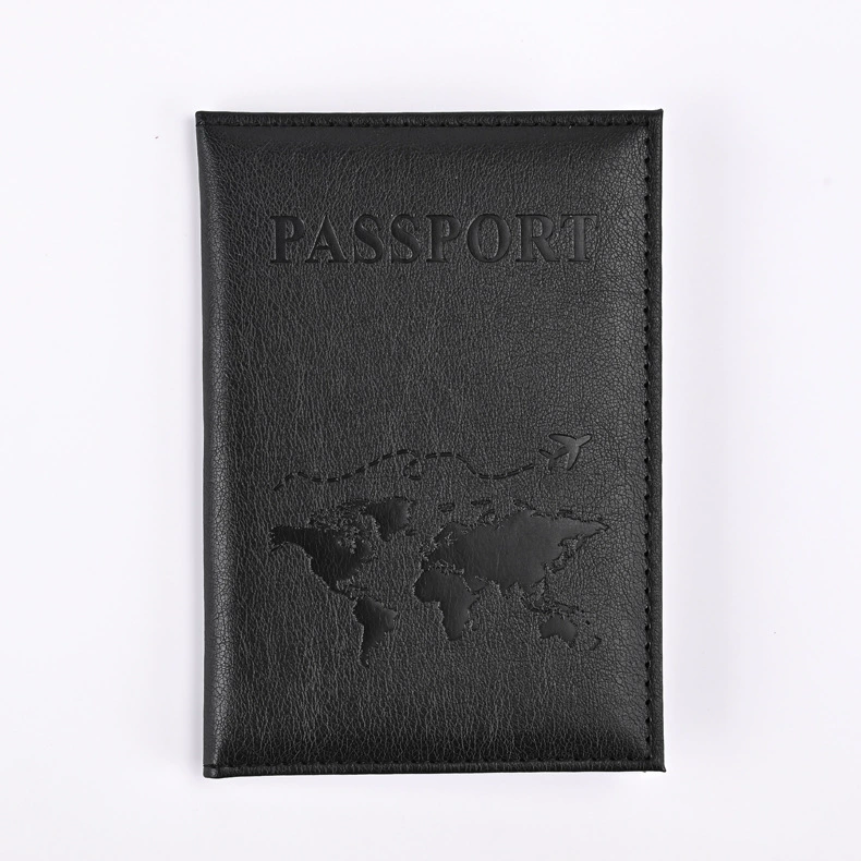 Passport case, polyurethane protective cover, compact 10.8×10.2×0.7 cm, multi-color options