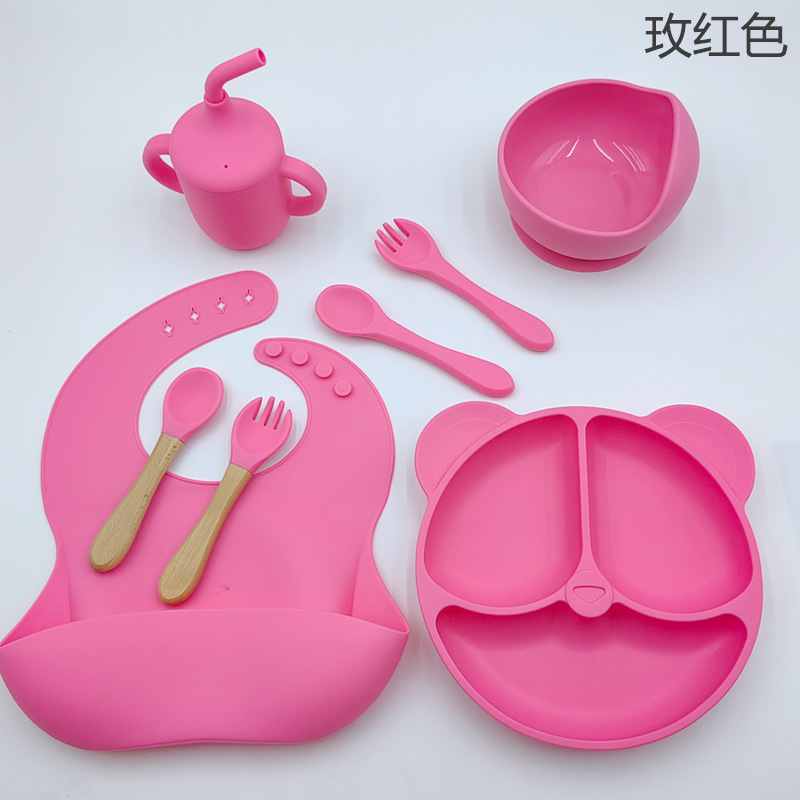 로즈 레드 8 피스 세트