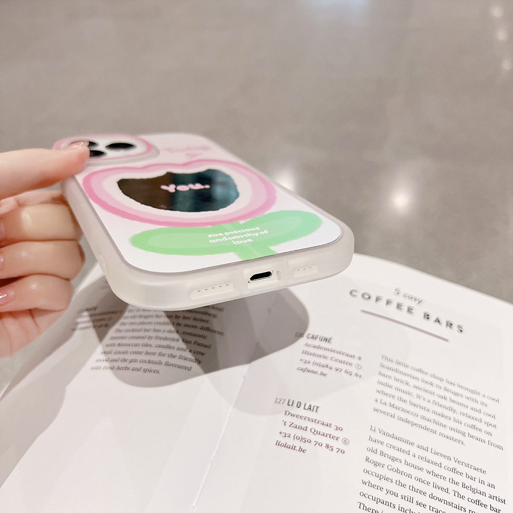 郁金香花朵适用iphone13pro max苹果手