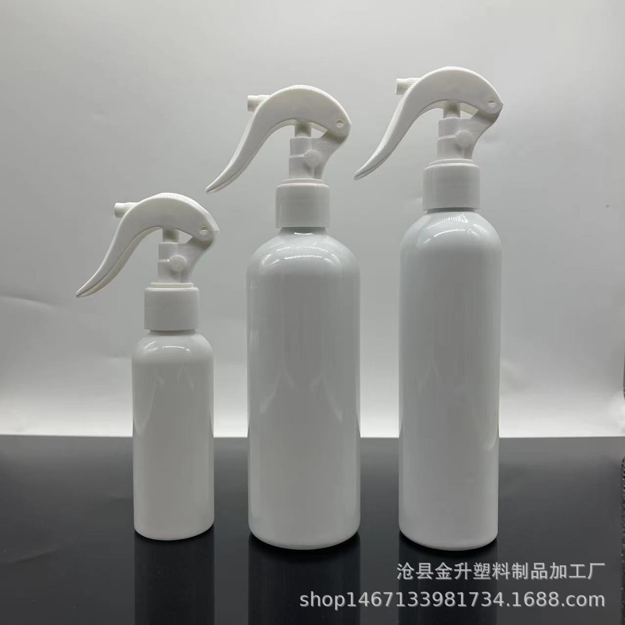 现货100ml 200ml 300ml白色喷雾瓶 小老鼠喷瓶 PET浇花喷壶