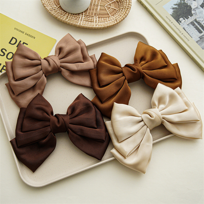 Women's Elegant Sweet Bow Knot Cloth Hair Clip display picture 2