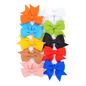 Juego de horquillas con lazo de cola de milano para niños de estilo caliente de Amazon, lindo y versátil, horquilla diaria para niñas europeas y americanas 323
