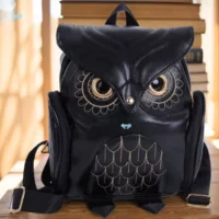 Модный индивидуальный рюкзак Owl из искусственной кожи для мужчин и женщин, индивидуальный рюкзак
