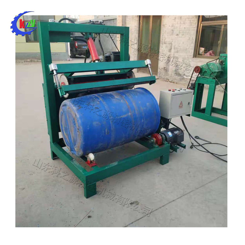 废旧塑料桶切割机 小型化工桶切盖设备 塑料桶两头滚动剪切工具