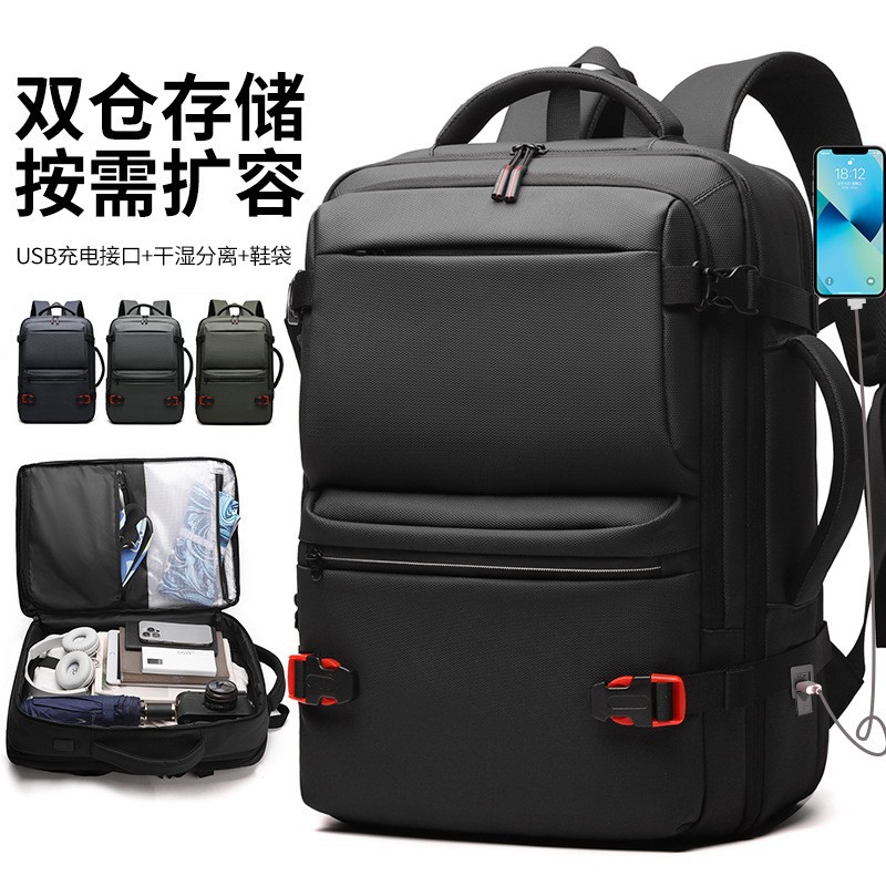 capacious backpack for work and office