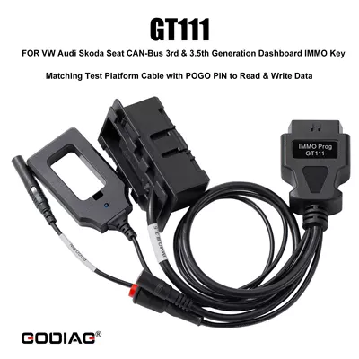 GODIAG GT111 is suitable for Volkswagen Audi CAN-Bus instrument key matching test platform wiring harness