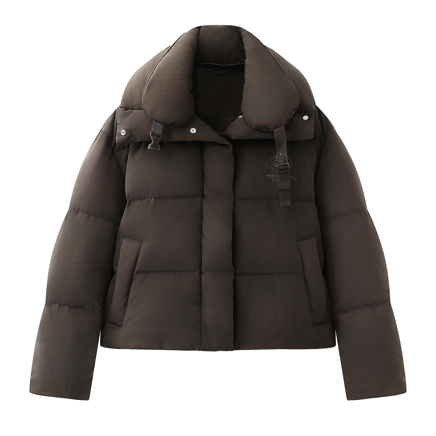 现货2025冬新品卡通字母花朵刺绣保暖羽绒服外套90501204