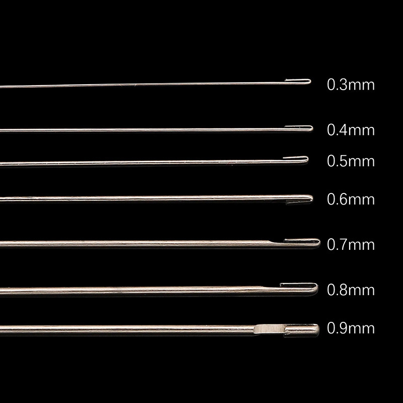 17cm test tube stainless steel beaded crochet lead bead artifact side opening special handmade jewelry DIY item