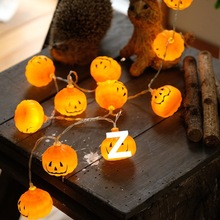 LED万圣节南瓜灯串星星灯小彩灯圣诞节鬼节装饰灯小夜灯包邮厂家