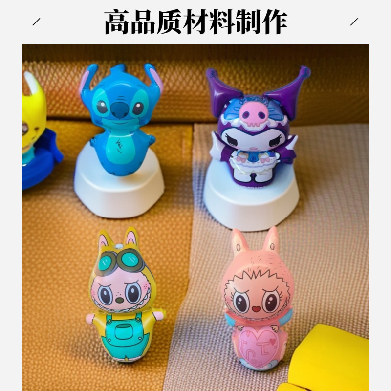 工場直販 新型 インフレータブルペンギン ぐらつき人形 PVC製 漫画風 ラブブ ぐらつき人形 子供用 ボクシングおもちゃ|undefined