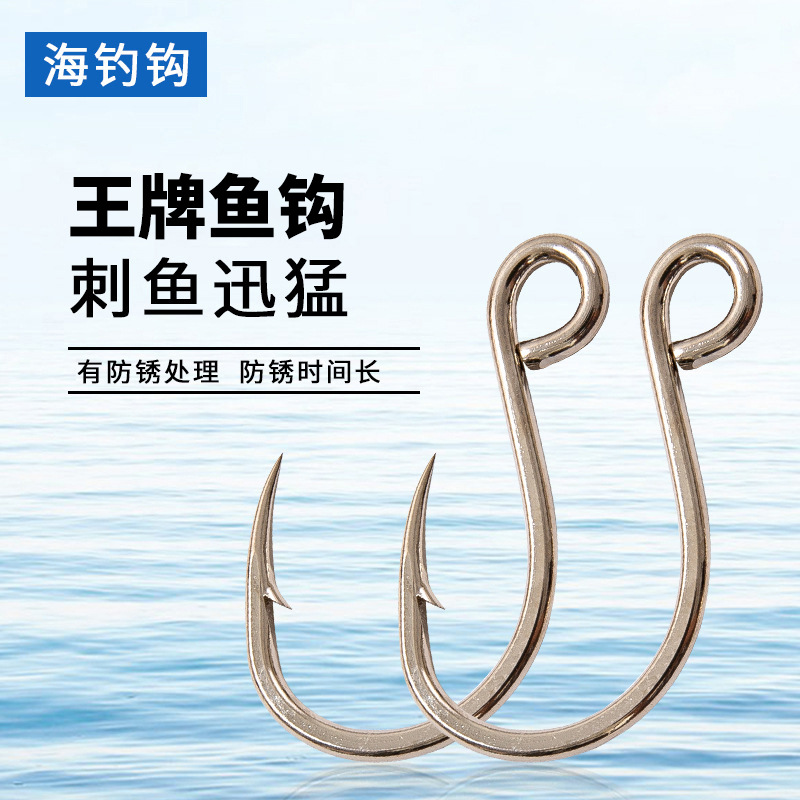 Sea Fishing Hooks, Iron Plate Hooks, Big Eye Hooks, Fishing Hooks, Lure Sea Fishing Flat Circle Hooks, Inlinehook Wholesale in Stock