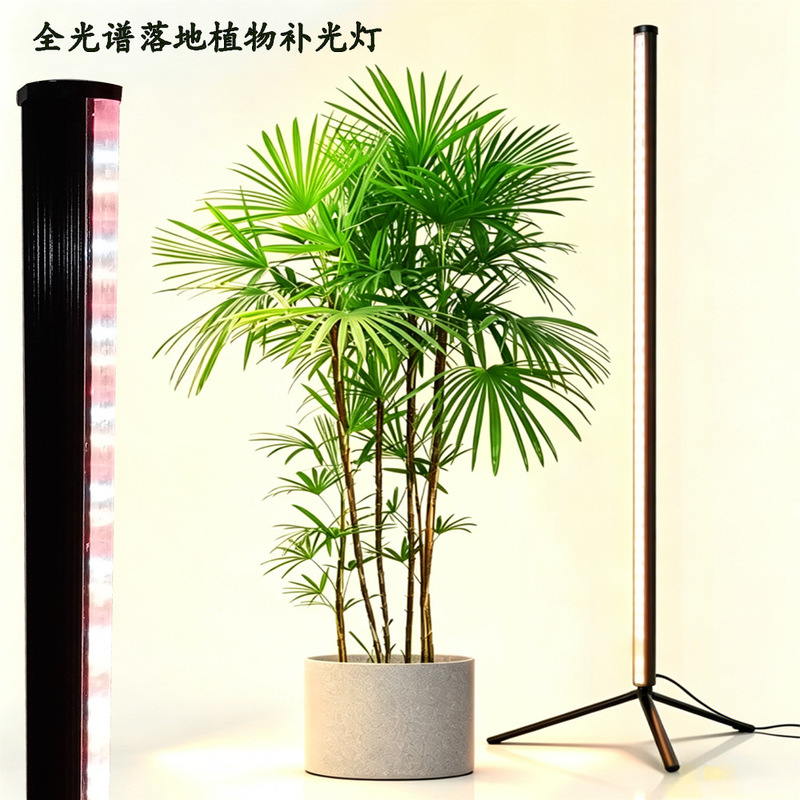 Full-Spectrum Floor-Standing Plant Grow Light for Succulents and Green Plants, Indoor Plant Grow Light That Simulates Sunlight, Customizable
