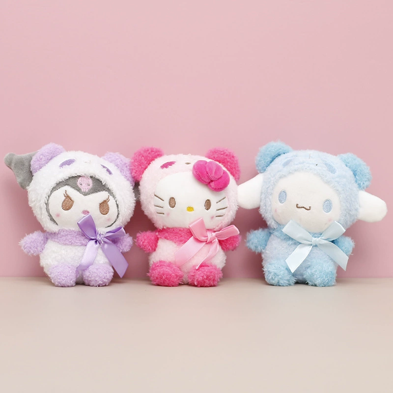 Плюшевый подвесок (Sanrio), assorted персонажи, мягкие брелоки-куклы, прибл. 10–15 см, вес 0.03 кг