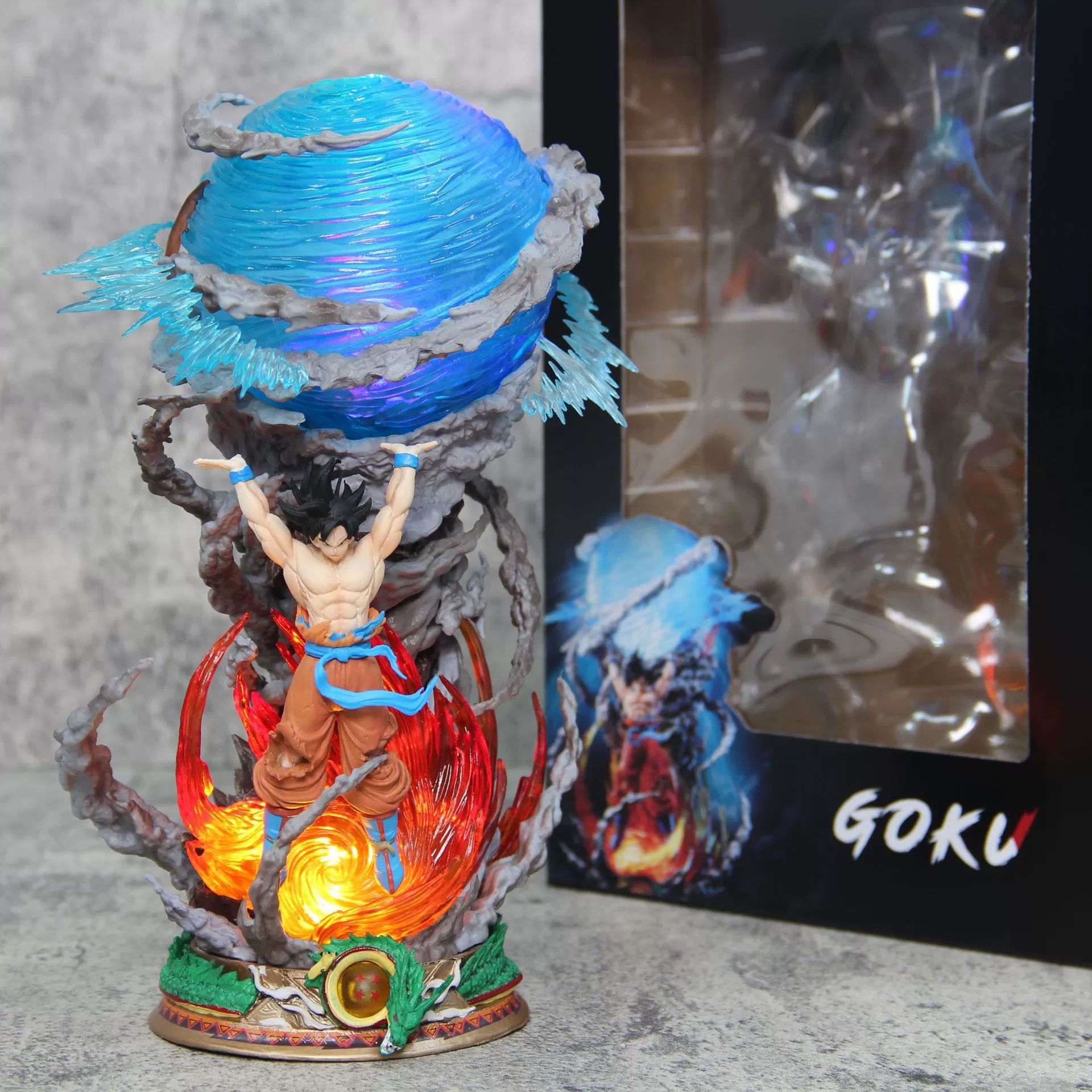 Dragon Ball, светящаяся минифигурка, оптовая продажа