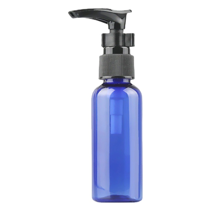 50MLPET botella de loción de hombro redonda boca de pato loción de prensa botella de subenvasada crema hidratante esencia