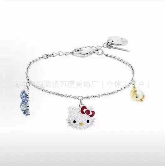 凯蒂猫手链【白金色】