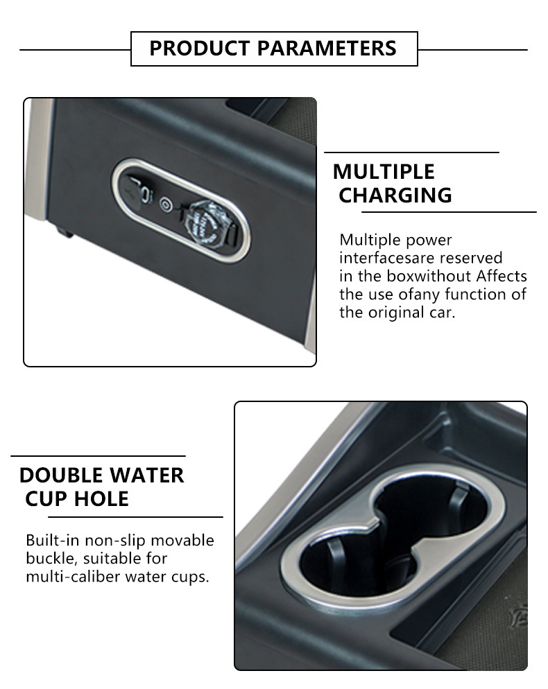 Special Right-Hand Drive Honda N-Box Armrest Box Jf5/Jf6 Nbox Car Armrest Box Front Seat Storage Box