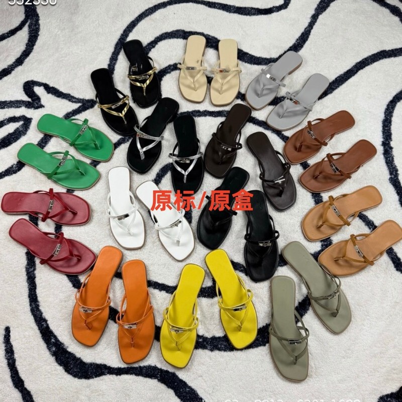 New Style Buckle Clip-Toe Flip-Flops for Women, Summer Outdoor Beach Shoes, Square-Toe Flat H-Style Sandals, Factory Supply New Style Buckle Clip-Toe Flip-Flops for Women, Summer Outdoor Beach Shoes, Square-Toe Flat H-Style Sandals, Factory Supply