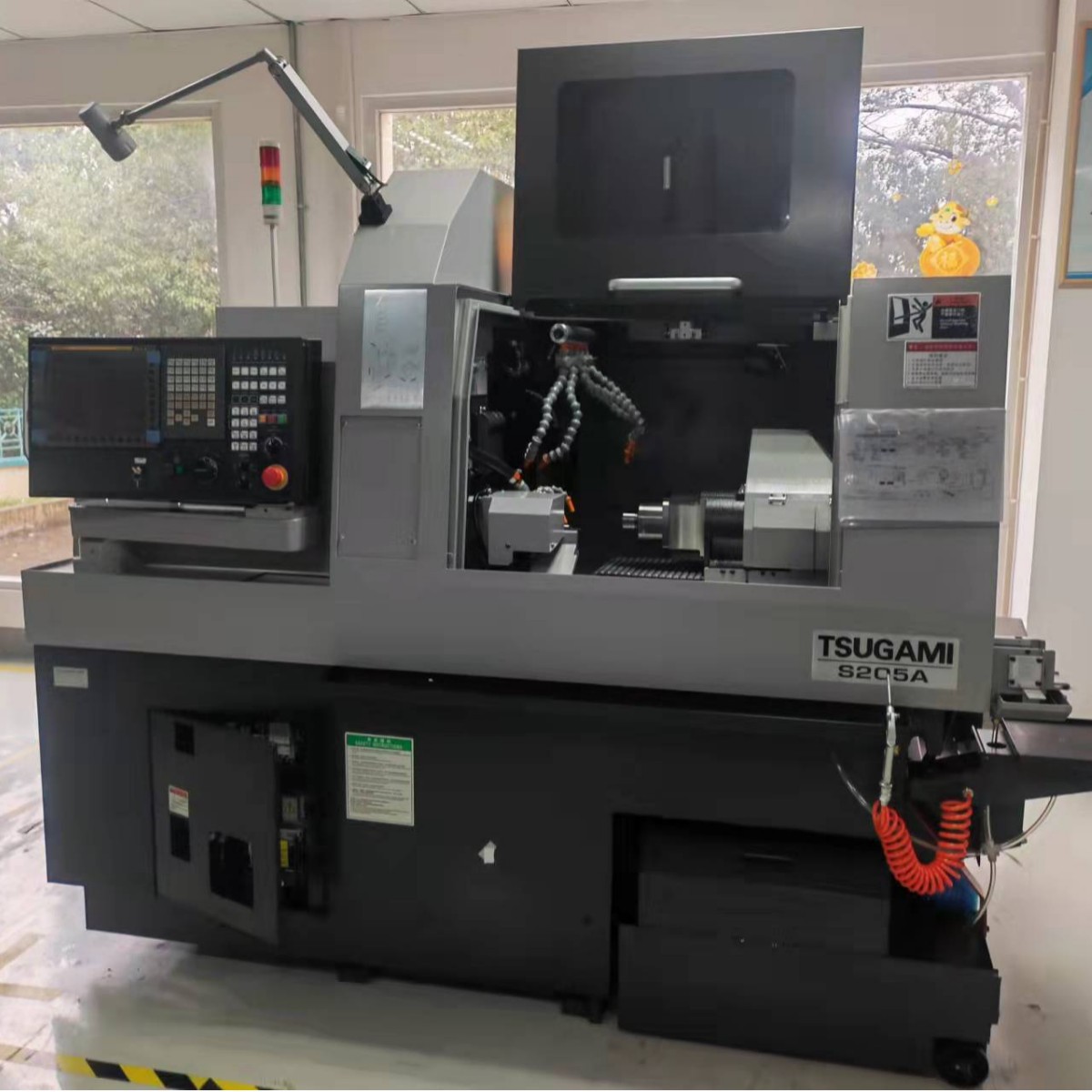 CNC精密自动车床数控走行机日本津上TSUGAMIBM20C-V全自动高精密