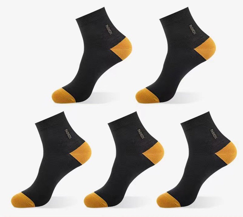 블랙 메쉬 남성용 양말