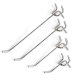 Hole plate three-legged hook supermarket shelf hook hole plate hook double angle hook jewelry hook hole plate straight hook wholesale