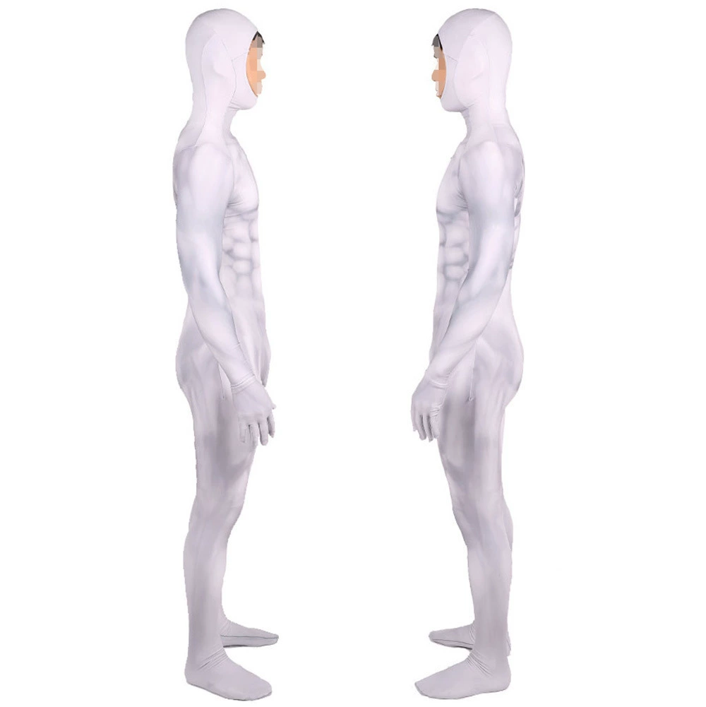 White sports base uniform, tight, cosplay