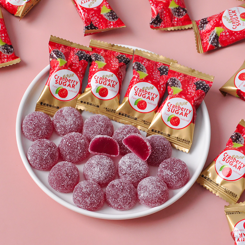 オココ クランベリー風味のジュースグミ 500g バルク ウェディング キャンディ グミ 子供の日のキャンディ スナック|undefined
