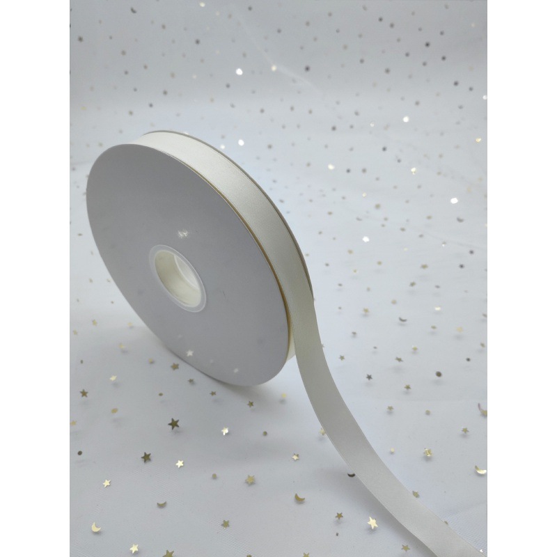 Beige poliéster brillante cinta de algodón arco accesorios tocado cinta bolsa caja de regalo fábrica de embalaje en stock al por mayor