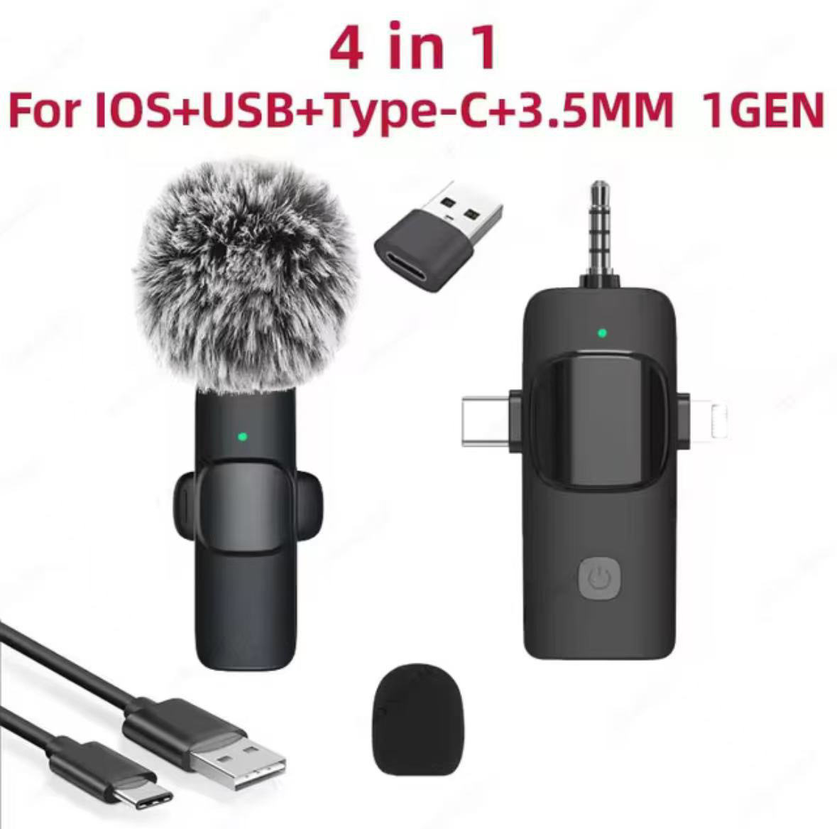 Micrófono inalámbrico Lavalier Microphone MINI Mic Type C image 17