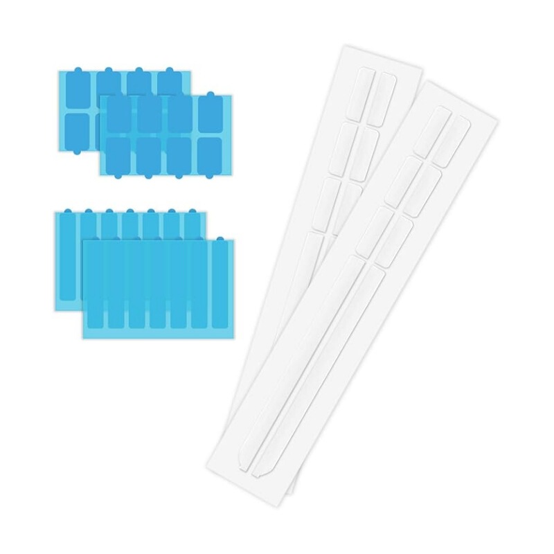 Laptop Privacy Film Accessories, Clip-On Fastener, Double-Sided Adhesive, Hanging Clip, Film Installation Tool, Privacy Film, Blue