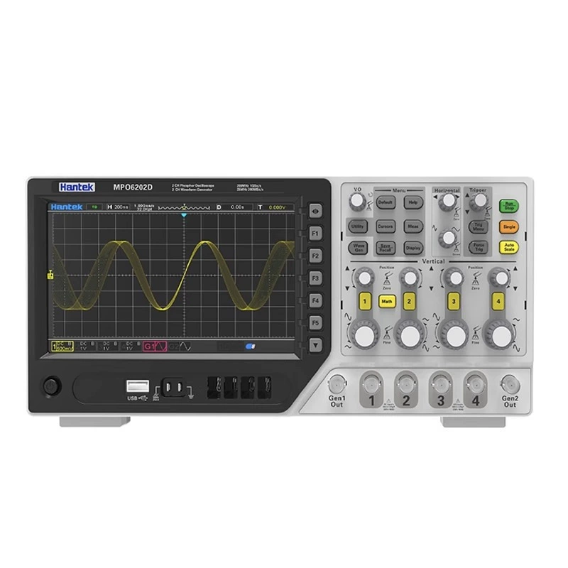 Hantek MPO6084D MPO6104DM PO6204D четырехканальный осциллограф + логический анализатор