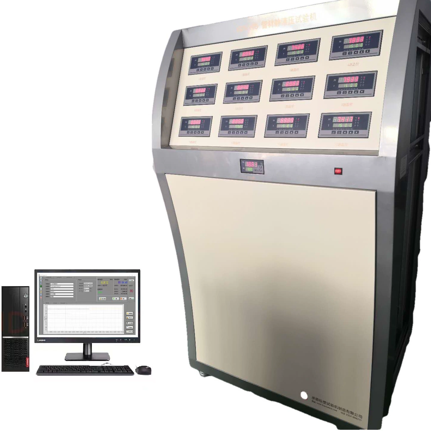 Машина для долгосрочных гидростатических испытаний труб и фитингов из стекловолоконной армированной термореактивной смолы GB/T32491-2016