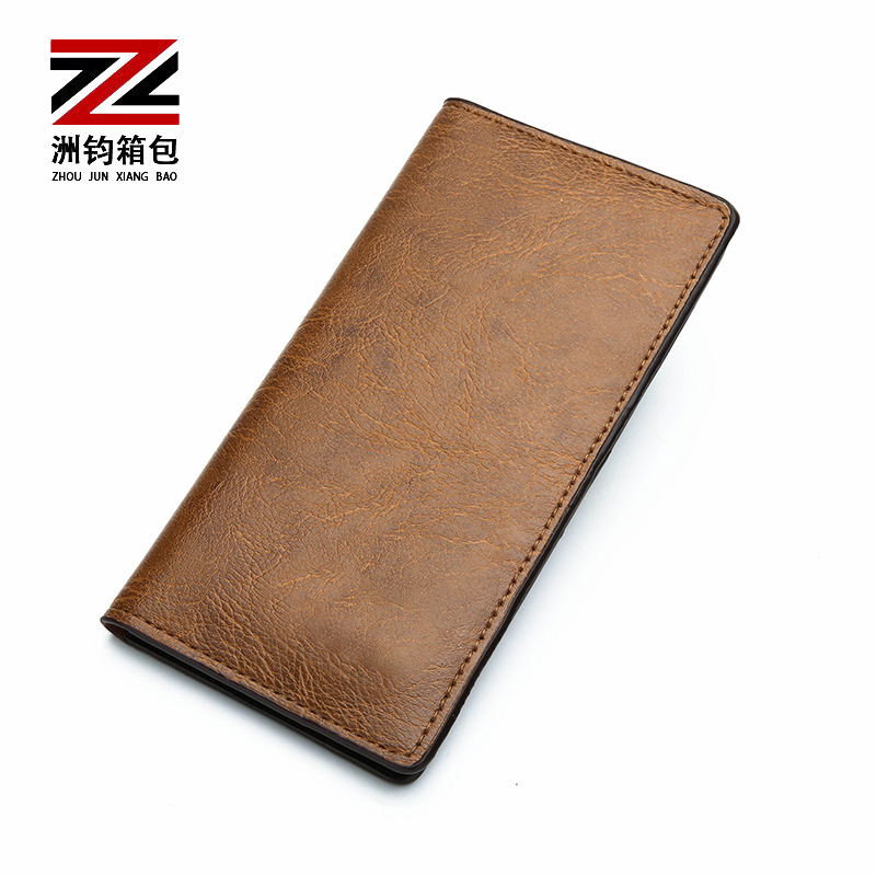 Cartera para hombres con multiple tarjetas - Textura de negocios retro, incluye cartera de tarjetas y monedero, venta al por mayor de fábrica, transfronteriza