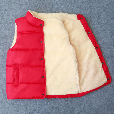 Big boy Vest children men and women Autumn and winter Plush thickening vest Child baby Korean Edition Parenting coat