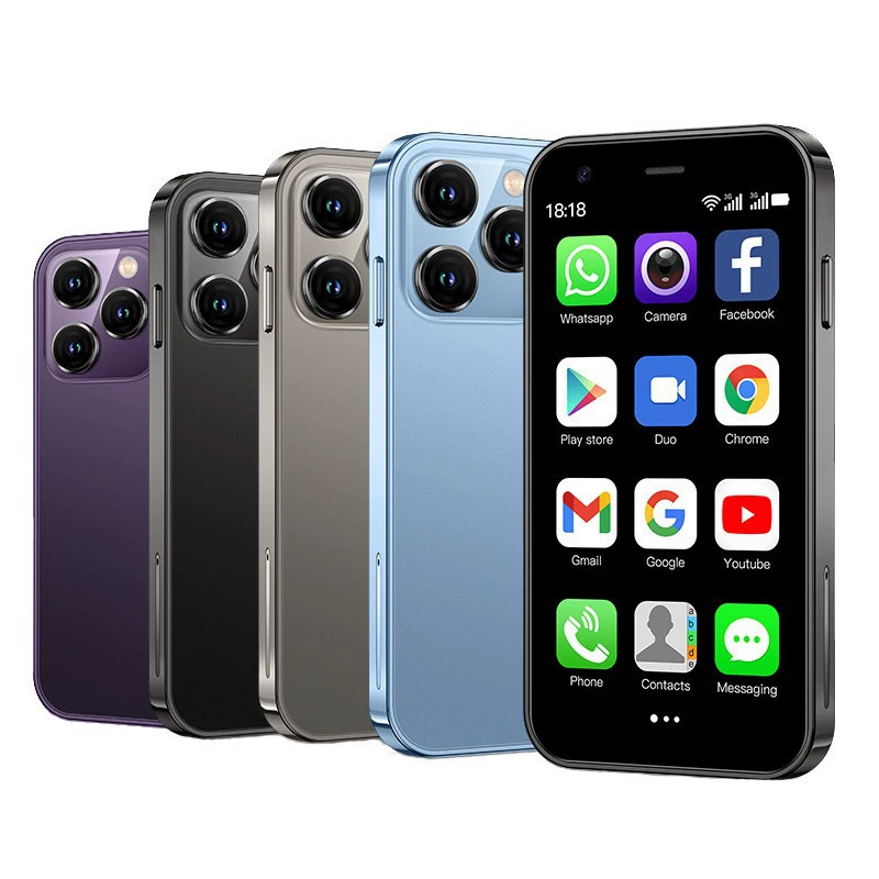 Меку мини‑смарт‑телефон‑часы 3 дюйма, Android, 4G, 2ГБ/16ГБ, цвета фиолетовый/черный/голубой