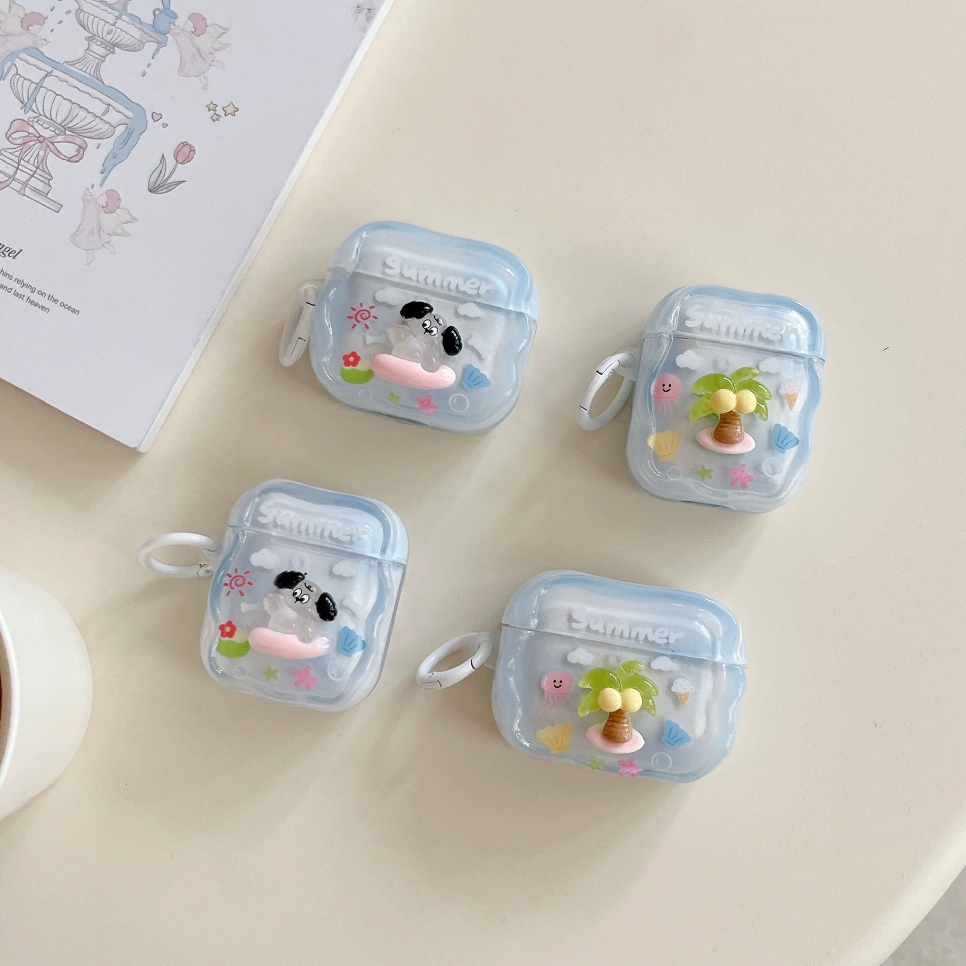 Small Stereo Suitable for Apple AirPods Pro Second Generation New Earphone Case AirPods 1/2 Anti-Fall