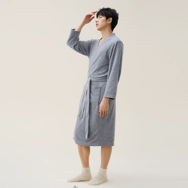 Colored towel, long-sleeve, bathrobe
