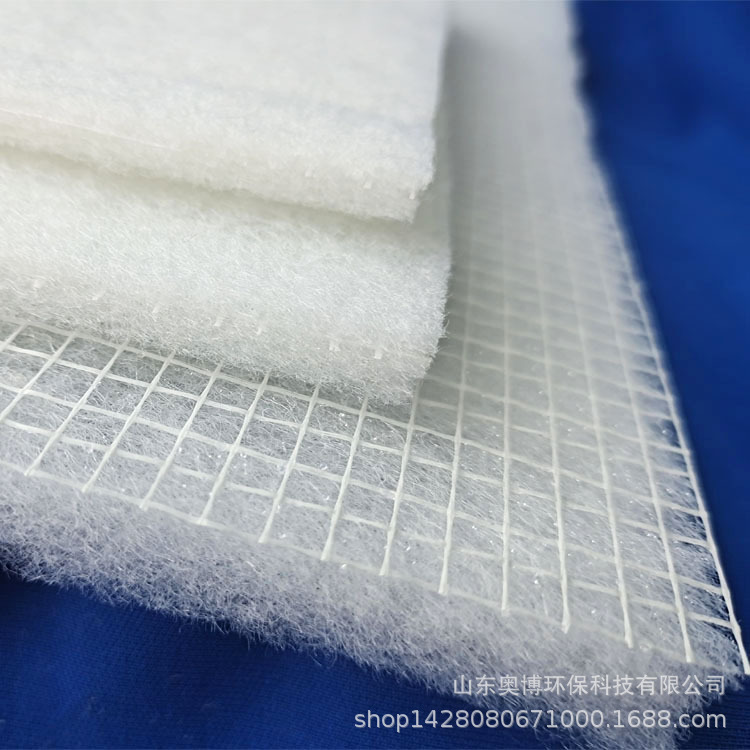 供应空气过滤棉防尘 10mm过滤棉中间加网 阻燃防火过滤棉生产厂家