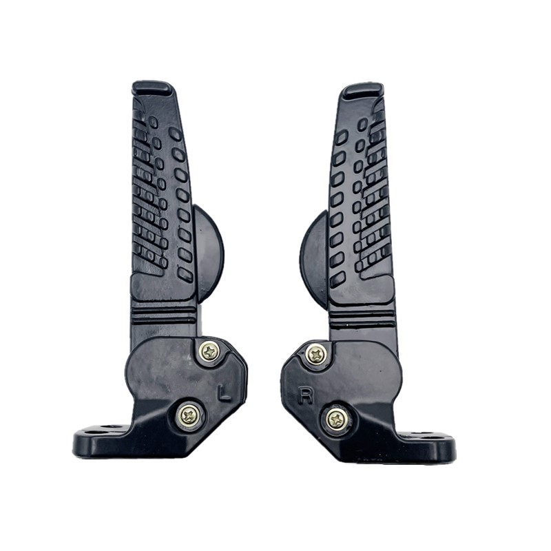 Se puede utilizar para el asiento trasero del vehículo eléctrico Mu Hongtu de tercera y cuarta generación de War Wolf Linhai, pedal de pedal de aluminio retráctil plegable