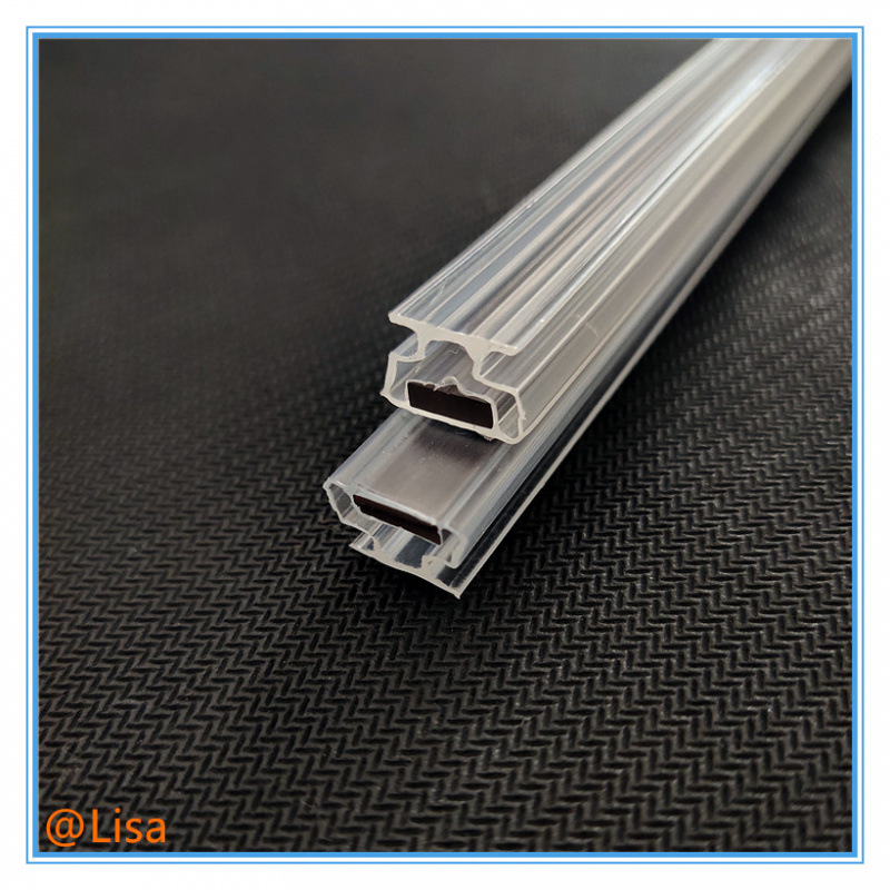 厂家供应酒店淋浴房滑动门密封磁条 EVA高回弹配铝材穿插式密封条